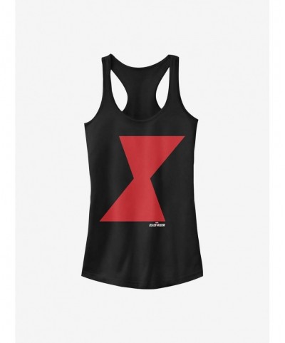 Best Deal Marvel Black Widow Widow Icon Girls Tank $7.77 Tanks