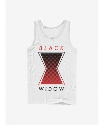 New Arrival Marvel Black Widow Haftone Symbol Tank $6.37 Tanks