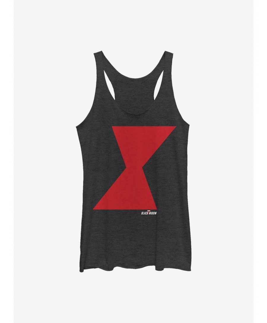 Seasonal Sale Marvel Black Widow Widow Icon Girls Tank $9.12 Tanks