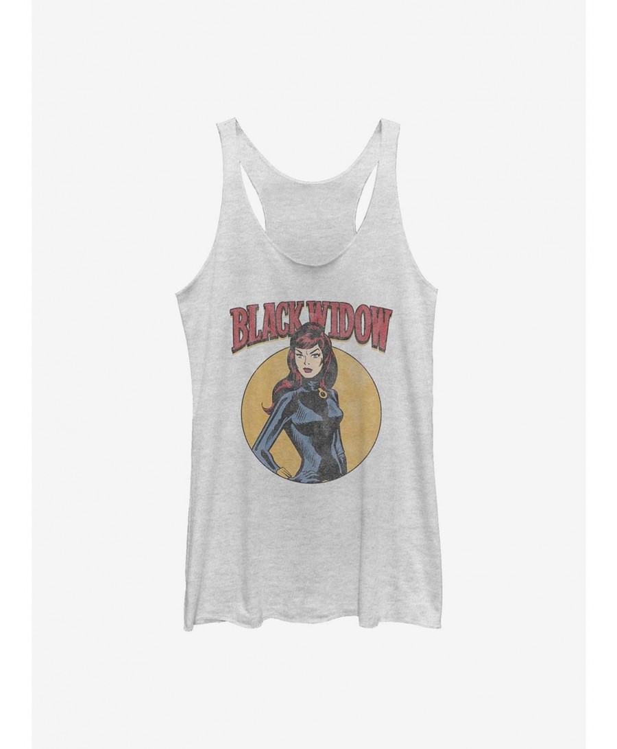 Trendy Marvel Black Widow Retro Cartoon Girls Tank $8.08 Tanks