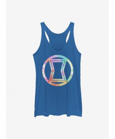 Unique Marvel Black Widow Tie-Dye Girls Tank $10.36 Tanks