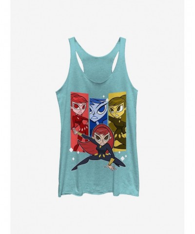 Cheap Sale Marvel Black Widow Trio Girls Tank $8.91 Tanks