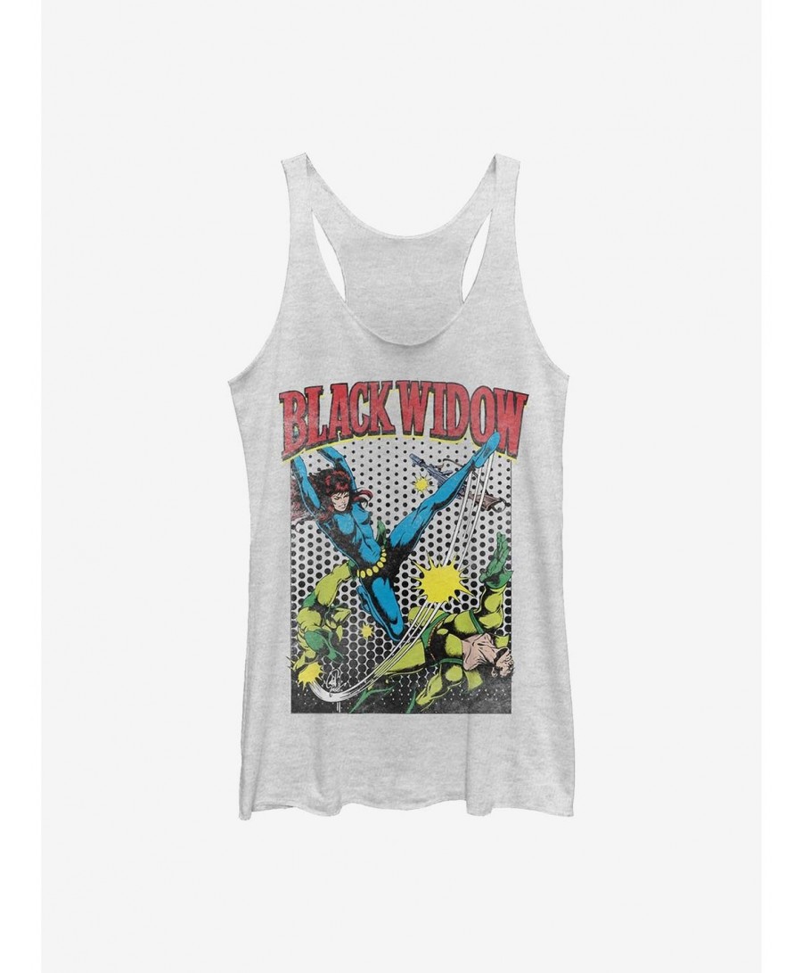 Limited Time Special Marvel Black Widow Kick That Gun Girls Tank $10.36 Tanks