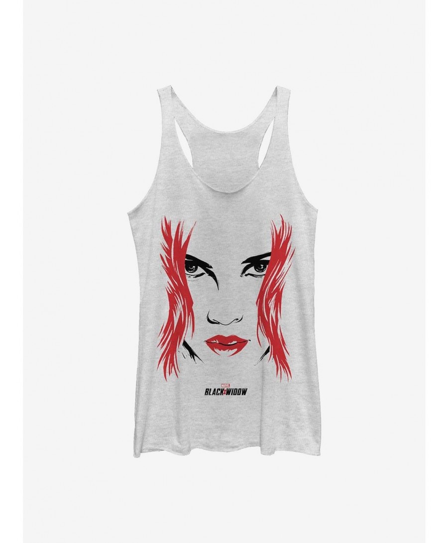 Discount Marvel Black Widow Widow Face Girls Tank $8.91 Tanks