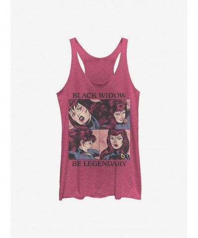 Festival Price Marvel Black Widow Be Legendary Girls Tank $7.46 Tanks