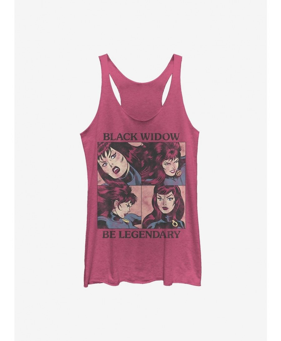 Festival Price Marvel Black Widow Be Legendary Girls Tank $7.46 Tanks