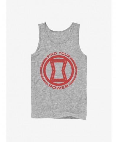 Sale Item Marvel Black Widow Power Of Black Widow Tank $6.97 Tanks