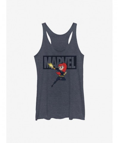 Seasonal Sale Marvel Black Widow Brick Widow Girls Tank $6.22 Tanks