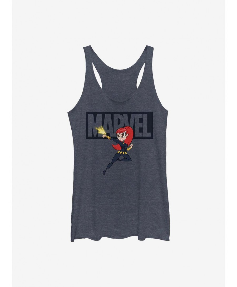 Seasonal Sale Marvel Black Widow Brick Widow Girls Tank $6.22 Tanks