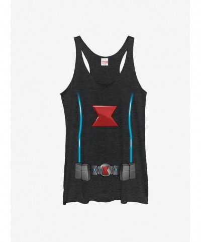 Flash Sale Marvel Black Widow Costume Girls Tanks $8.91 Tanks