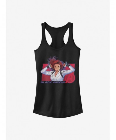 Clearance Marvel Black Widow Ready Widow Girls Tank $9.76 Tanks