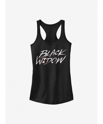 Limited Time Special Marvel Black Widow Widow Paint Girls Tank $7.97 Tanks