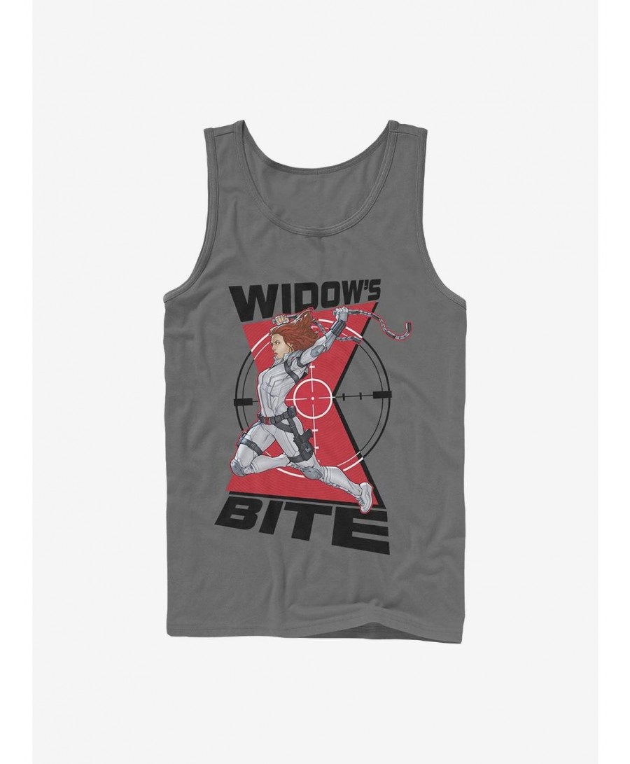 Hot Sale Marvel Black Widow Widow Bite Tank $7.57 Tanks