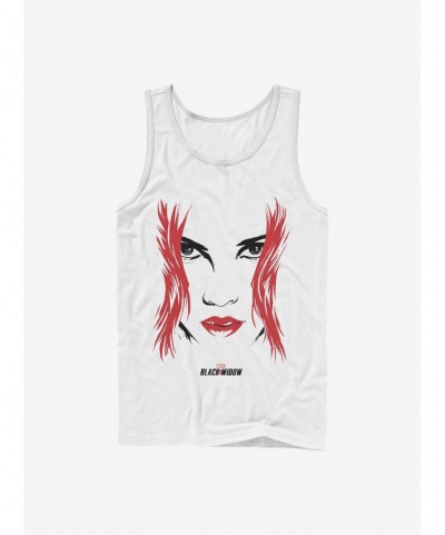 Big Sale Marvel Black Widow Widow Face Tank $8.37 Tanks