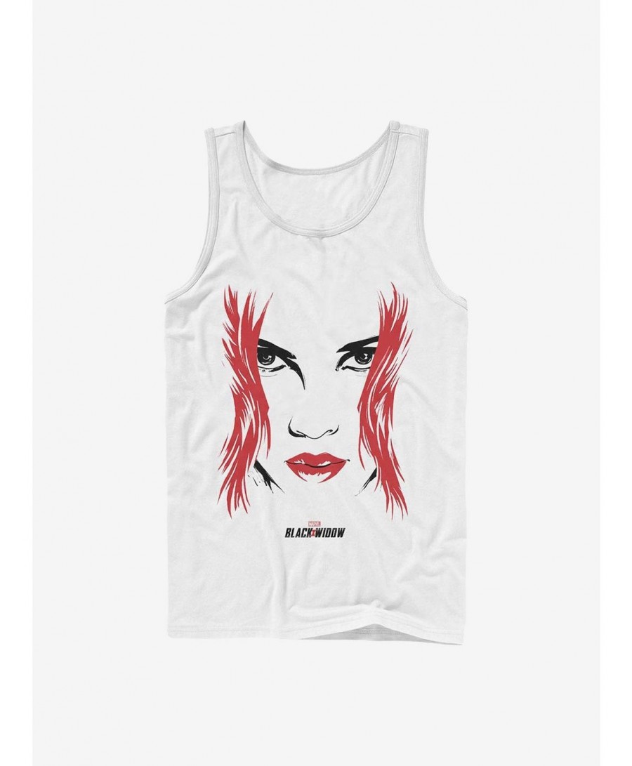 Big Sale Marvel Black Widow Widow Face Tank $8.37 Tanks