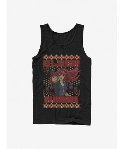 Discount Marvel Black Widow Ugly Holiday Tank $9.16 Tanks