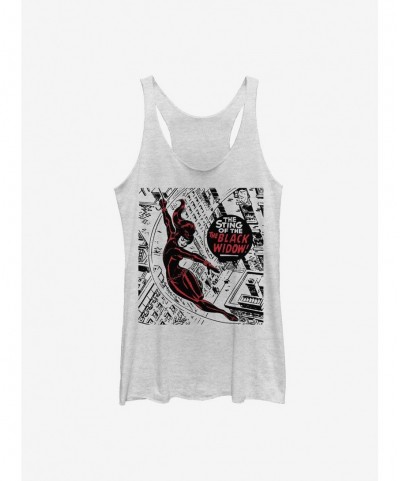 New Arrival Marvel Black Widow City Girls Tank $9.12 Tanks