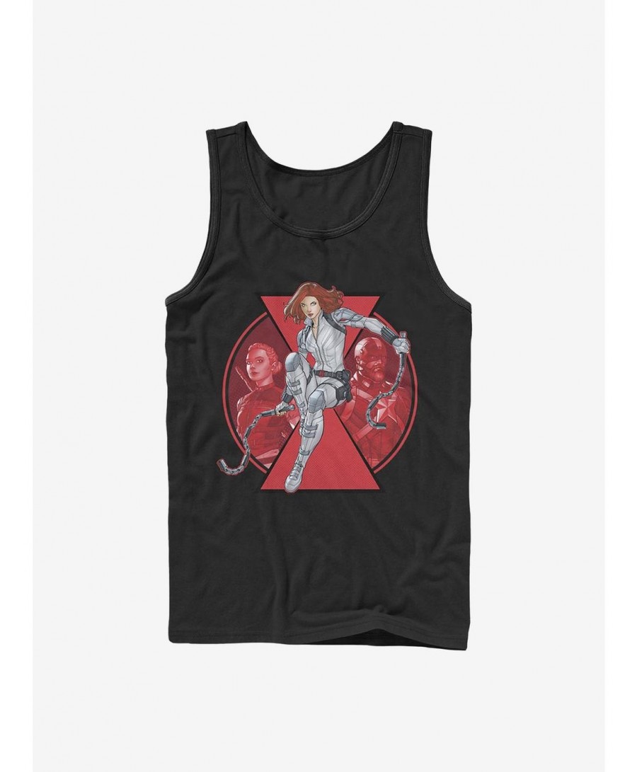 Discount Marvel Black Widow Widow Team Tank $7.17 Tanks